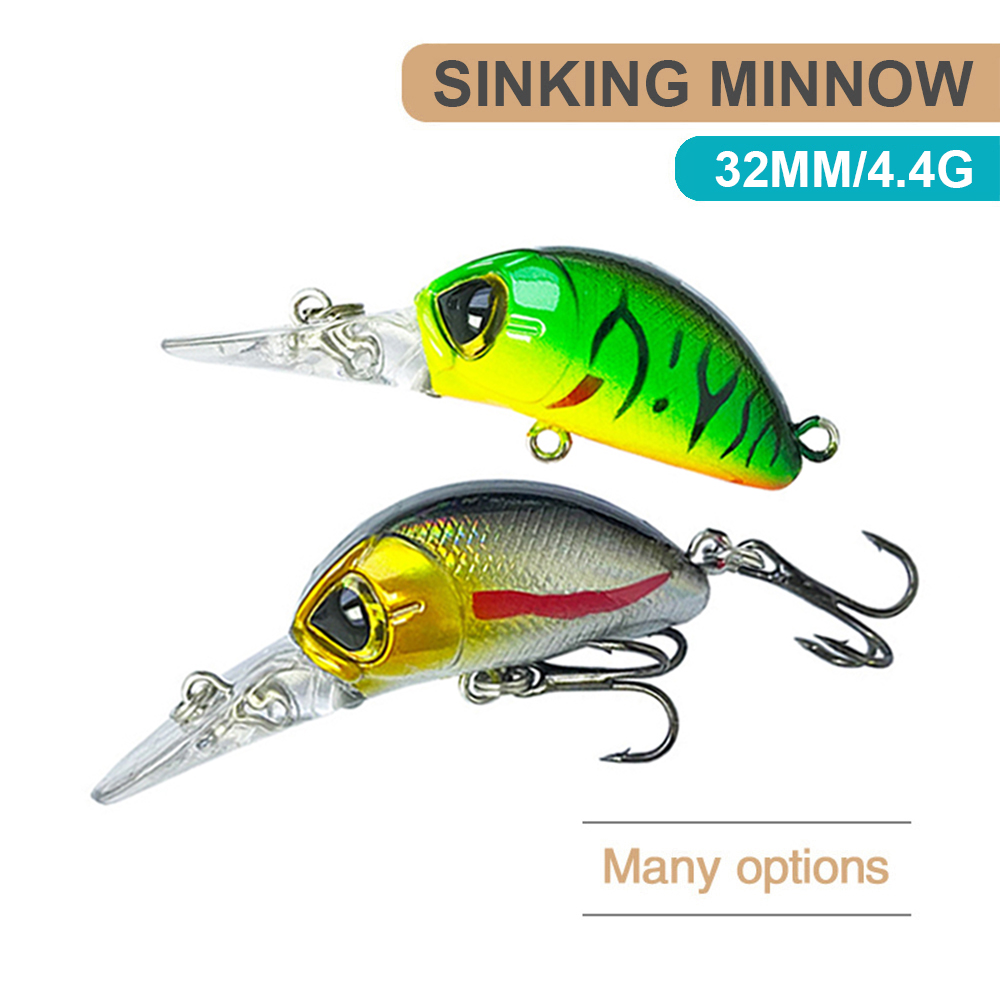 Fishing Lure Jerkbait - 3.2Cm 4.4G Umpan Pancing Tenggelam Mikro